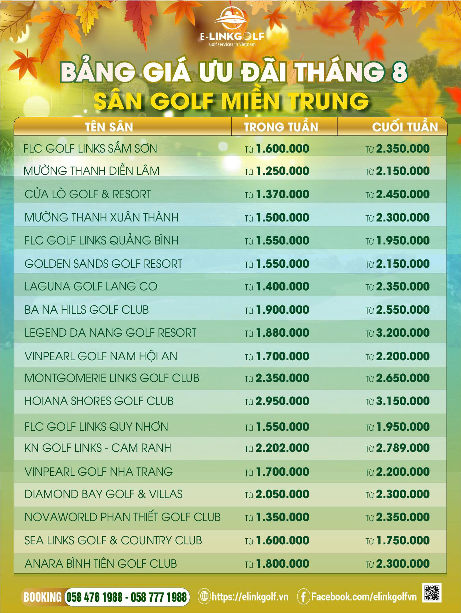 gia san golf mien trung