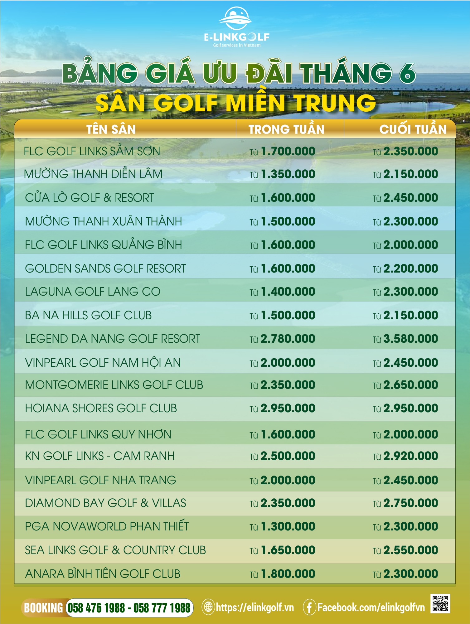 gia san golf mien trung