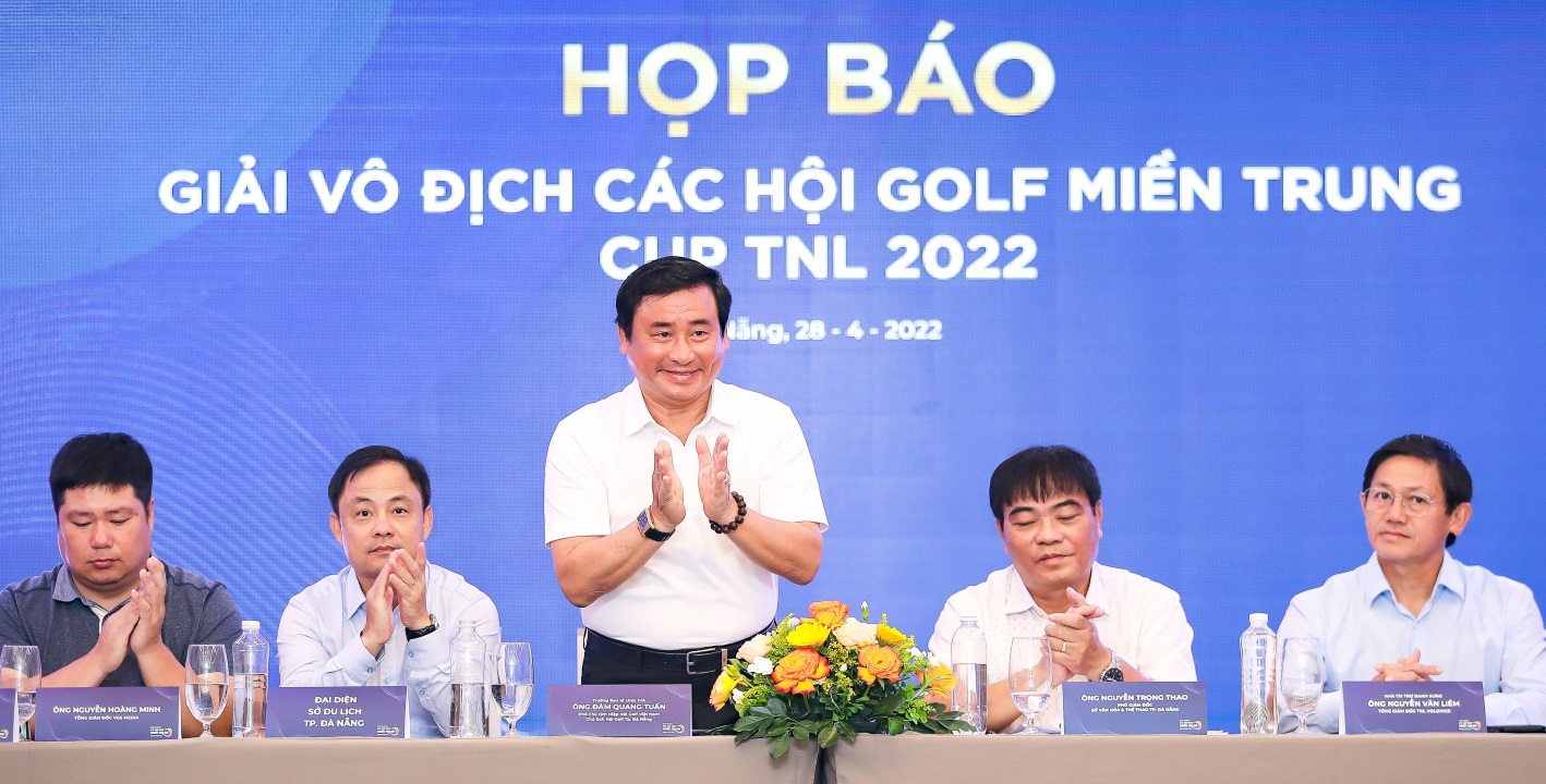Họp báo ra mắt giải vô địch các hội golf miền trung 2022