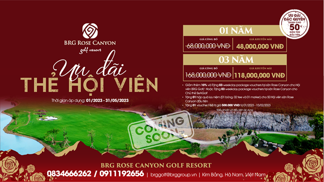 the hoi vien BRG Rose Canyon Golf Resort