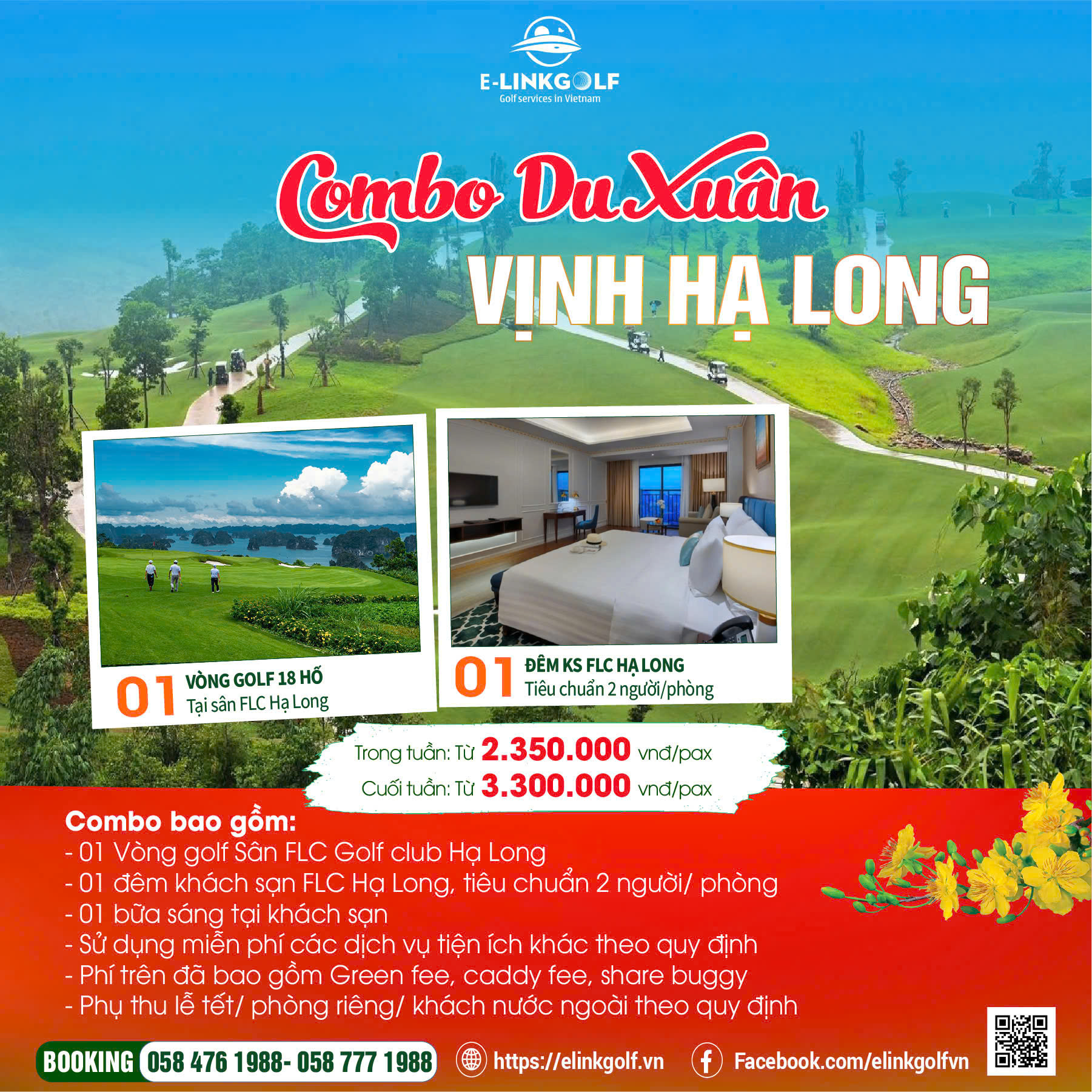 chơi golf du xuân Ha Long