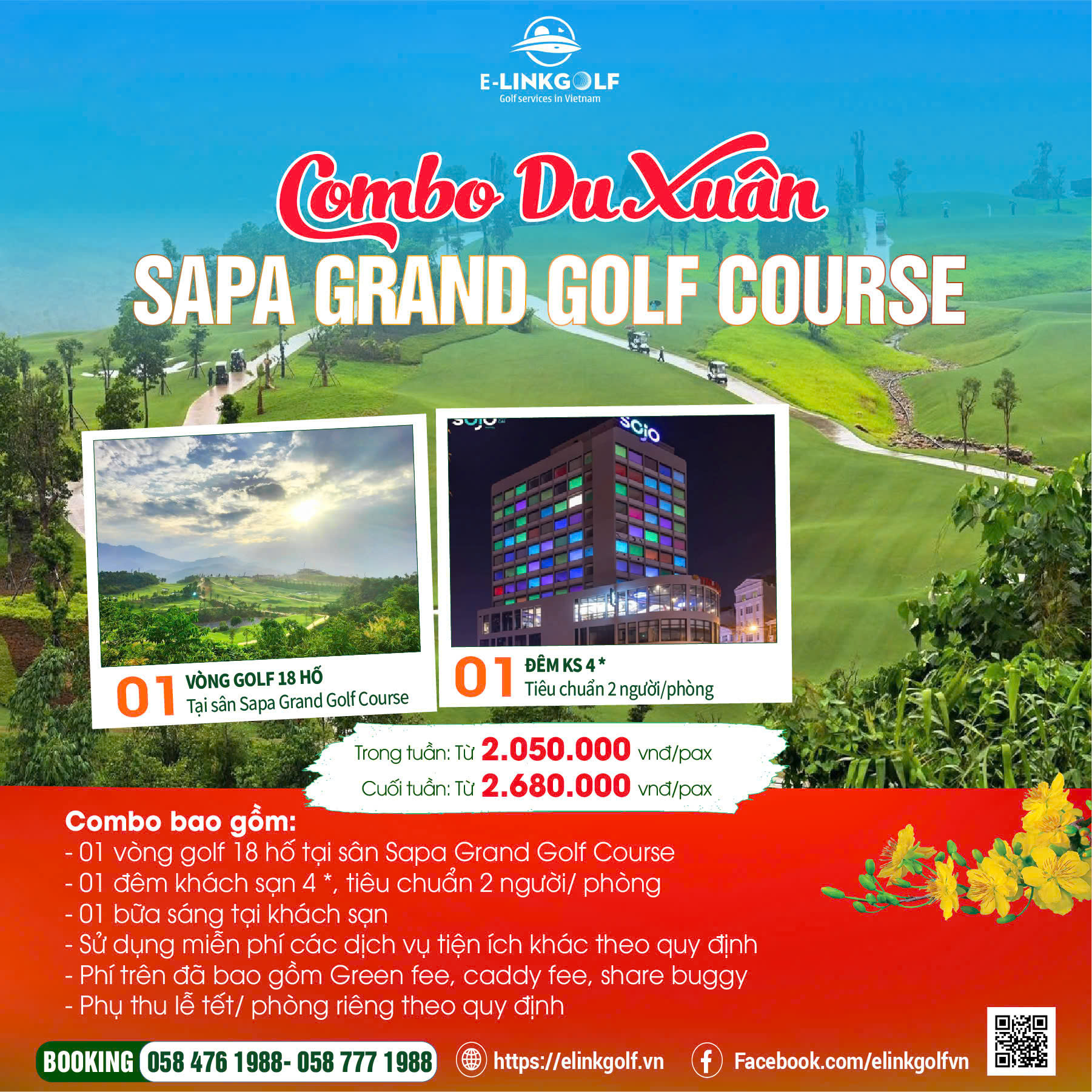 chơi golf du xuân Sapa