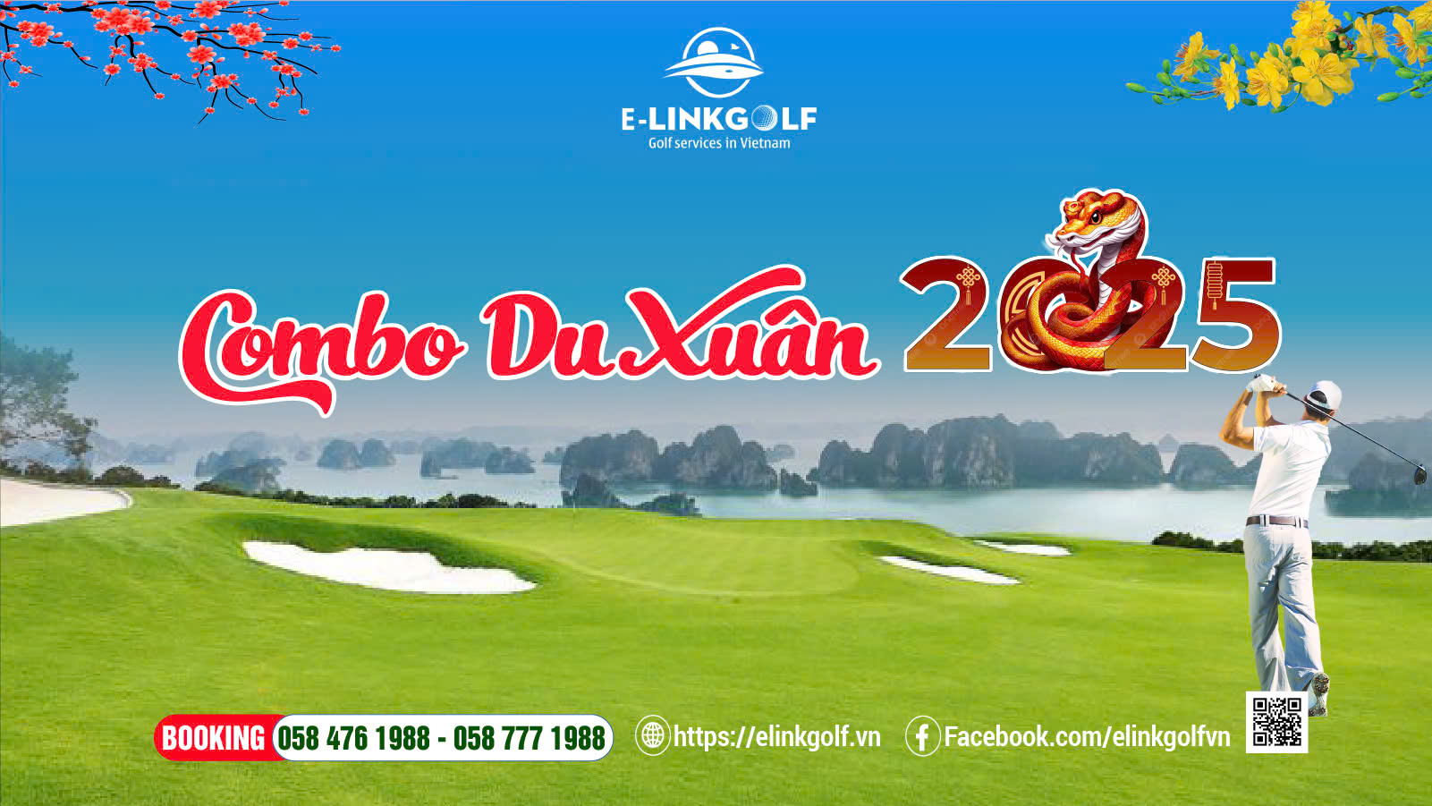 combo chơi golf du xuân 2025
