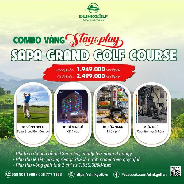 combo choi golf nghi duong tai sapa