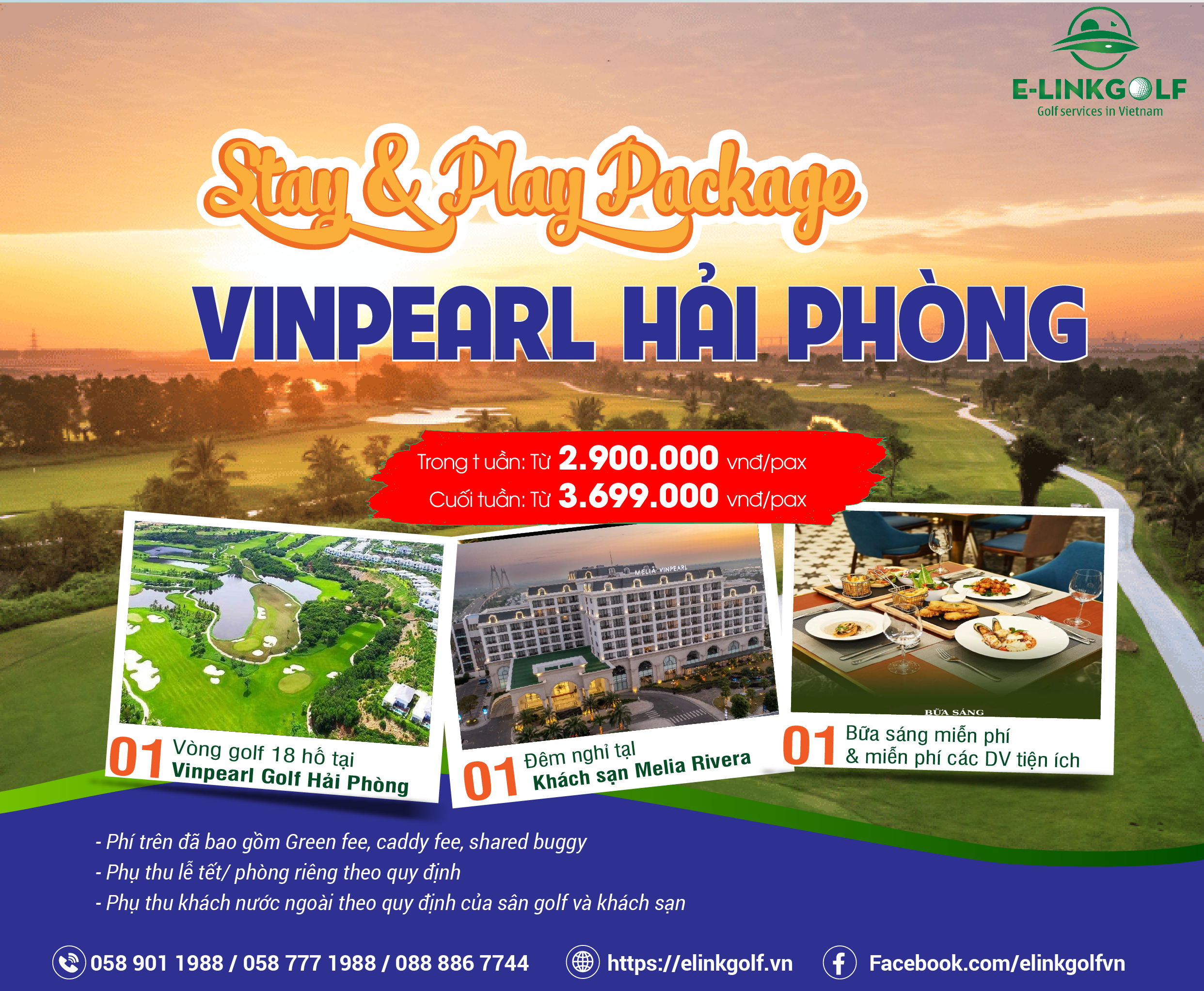 Golf tour Vinpearl Golf Hải Phòng