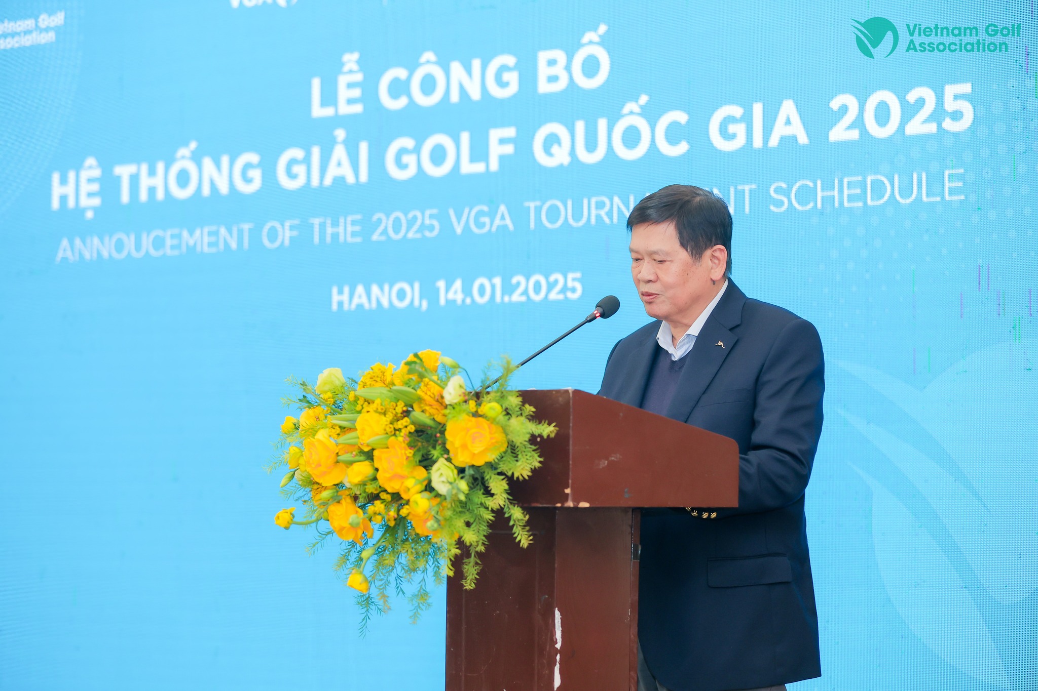 le cong bo giai golf 2025