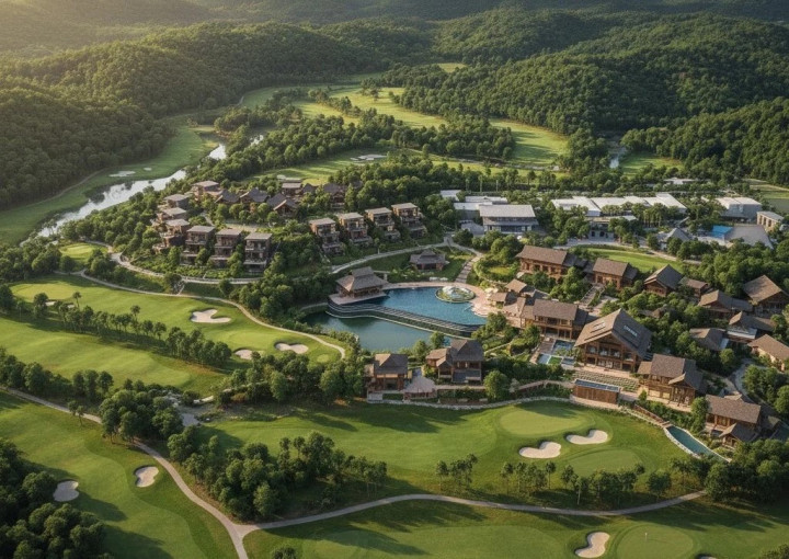 Huế định hướng quy hoạch khu nghỉ dưỡng và sân golf La Vân 1 san golf la van