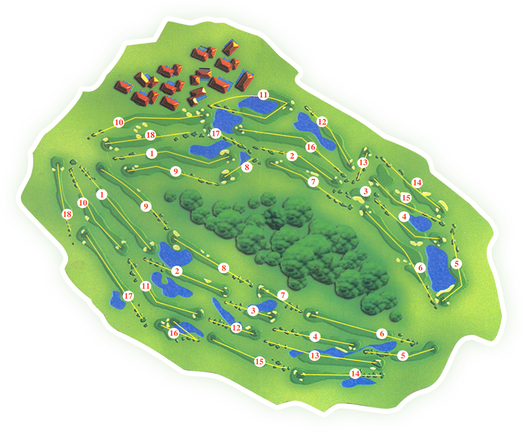 Maps sân golf Thủ Đức
