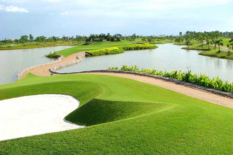 Sân golf Vân Trì 3 san golf van tri dong anh