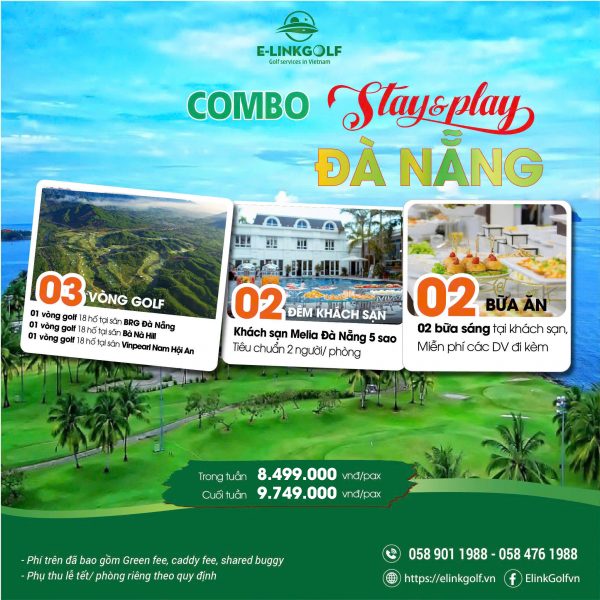combo golf tour da nang